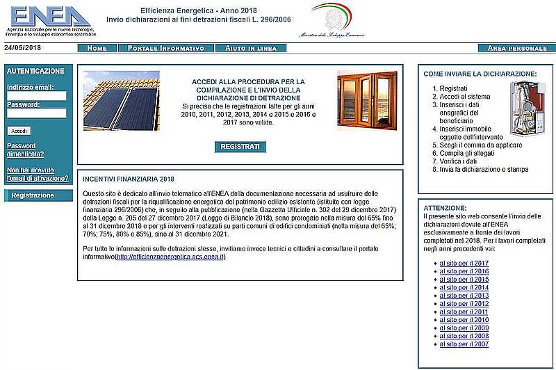 enea efficienza energetica 65% Brescia 